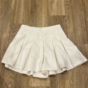 princess polly white skort